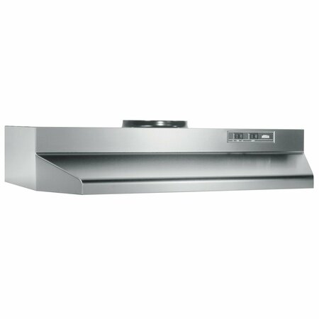 ALMO 30-Inch Stainless Steel Under-Cabinet Range Hood with Easy Install System and 230 CFM Blower BUEZ230SS